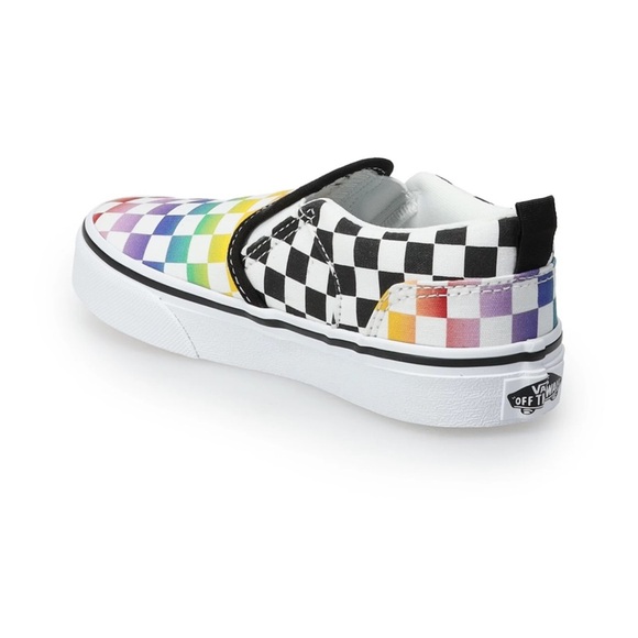 Vans Asher Rainbow Check Slip-On
Sneaker - Kids' NEW - Picture 2 of 3